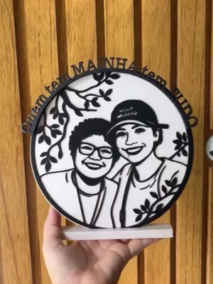 Peça personalizada produzida pela Tudo em 3D